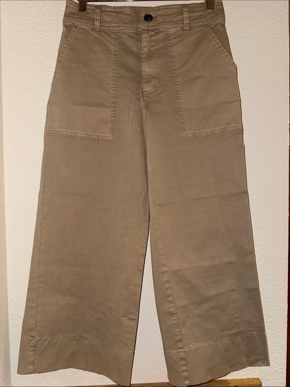 Lucky Brand Men's Wide-Leg Khaki Chinos - Tan
